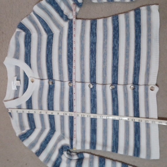 C.J. Banks button down striped cardigan - Picture 5 of 9
